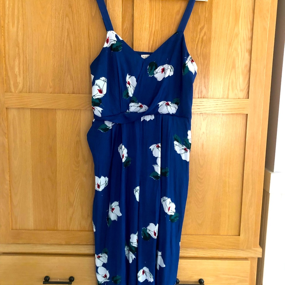 Floral relaxed fit jumpsuit